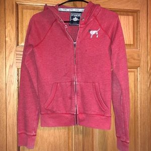 Pink Victoria’s Secret Zip Up